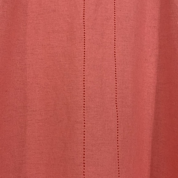 Cynthia Rowley Linen Dress Size S Color Peach - Picture 8 of 11